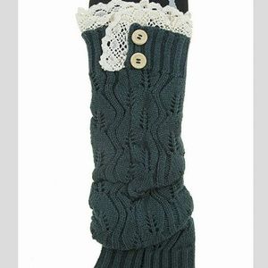 Teal Green Leg Warmers